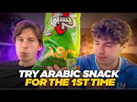 Trying ARABIC SNACKS for the first time .